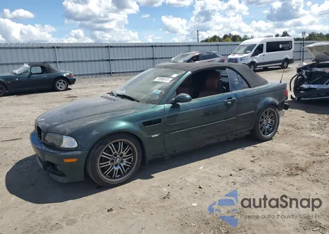 2004 BMW M3 from USA, damaged, VIN WBSBR93454PK04994